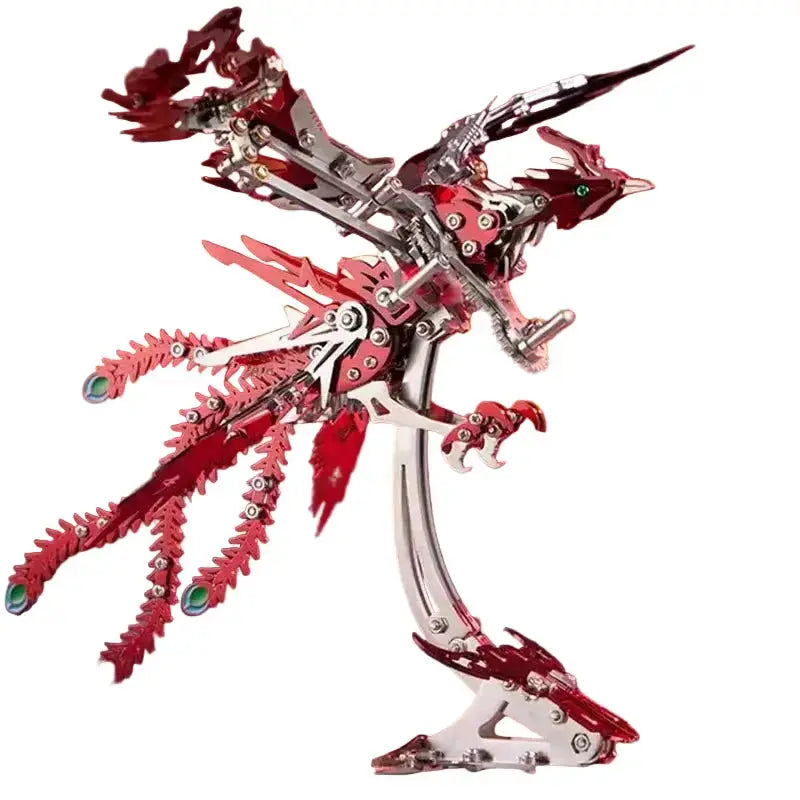 Mechanical Phoenix 3D Metal Model Kit – 354-Piece Steampunk Bird
