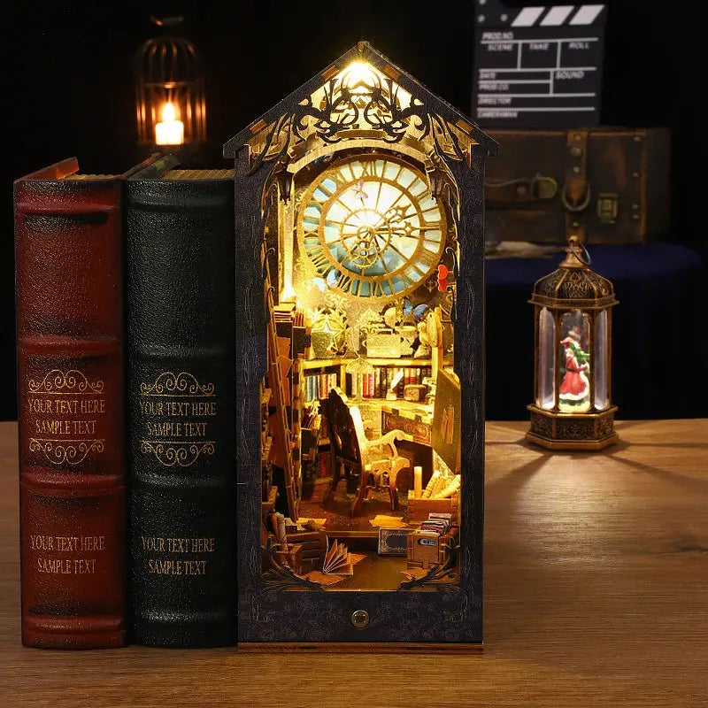 DIY bookend Kits With LED Light - Model to assemble