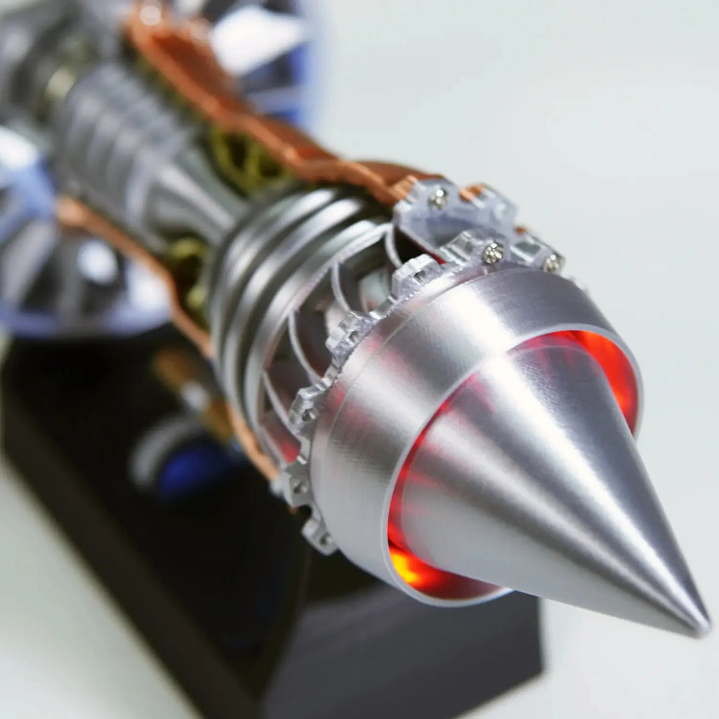 1:8 Turbofan Jet Engine Model Kit — 3D Printed, Build-It-Yourself, Ages 12+