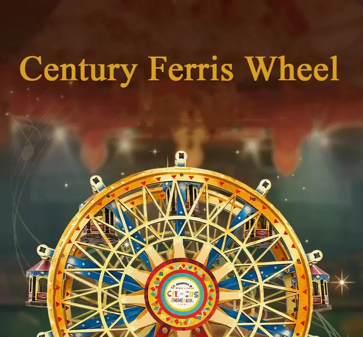Century Ferris Wheel Music Box Doll Houses - Model to assemble