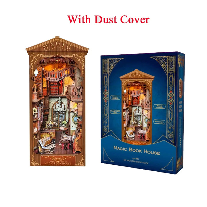 Magic Night Alley with LED lights - Model to assemble