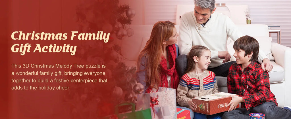 Music Box Christmas Melody Tree - Model to assemble