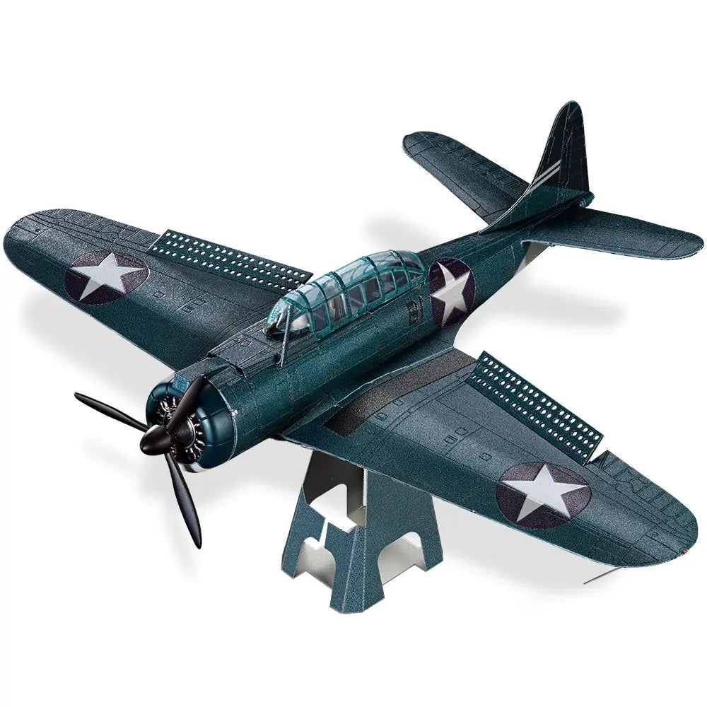 Airplane 3D Metal Puzzle DIY - Model to assemble