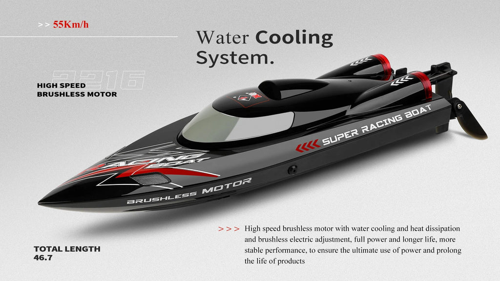 WLtoys WL916 WL912-A RC Boat 2.4Ghz 55KM/H 35KM/H High Speed Racing Watercraft Remote Control Speedboat Toys For Boys Model to assemble