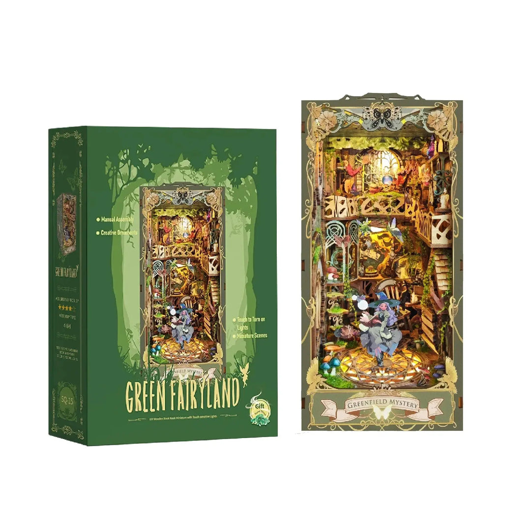 Magic Night Alley with LED lights - Model to assemble