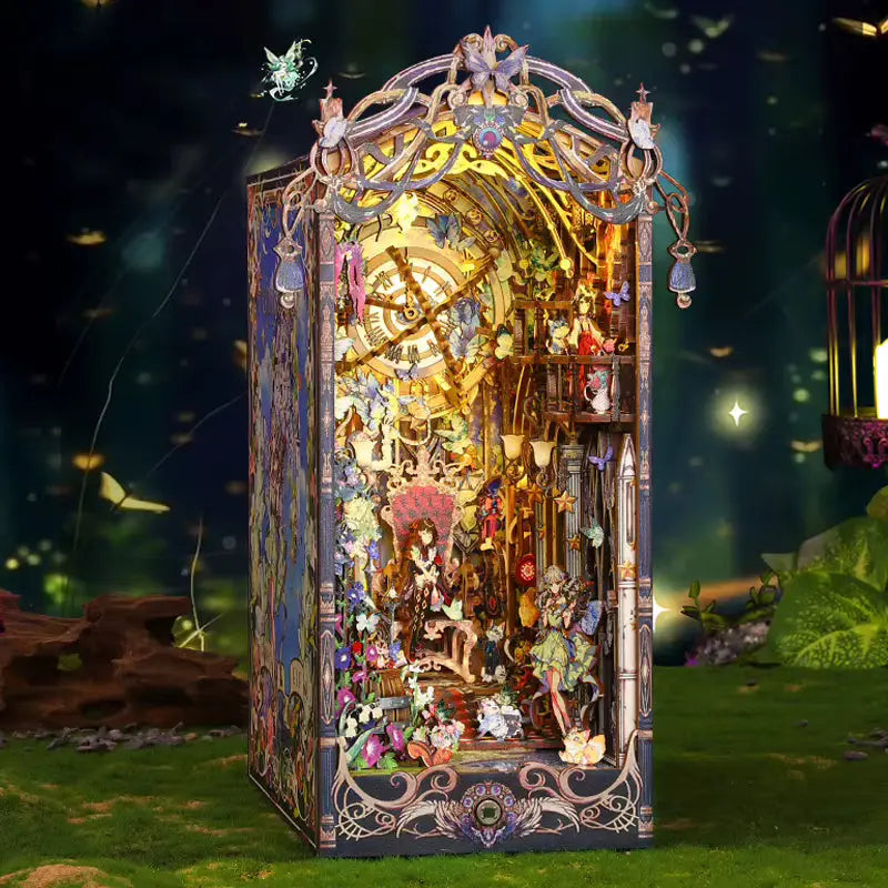 Fairy Garden Sanctuary DIY Book Nook Kit Model to assemble