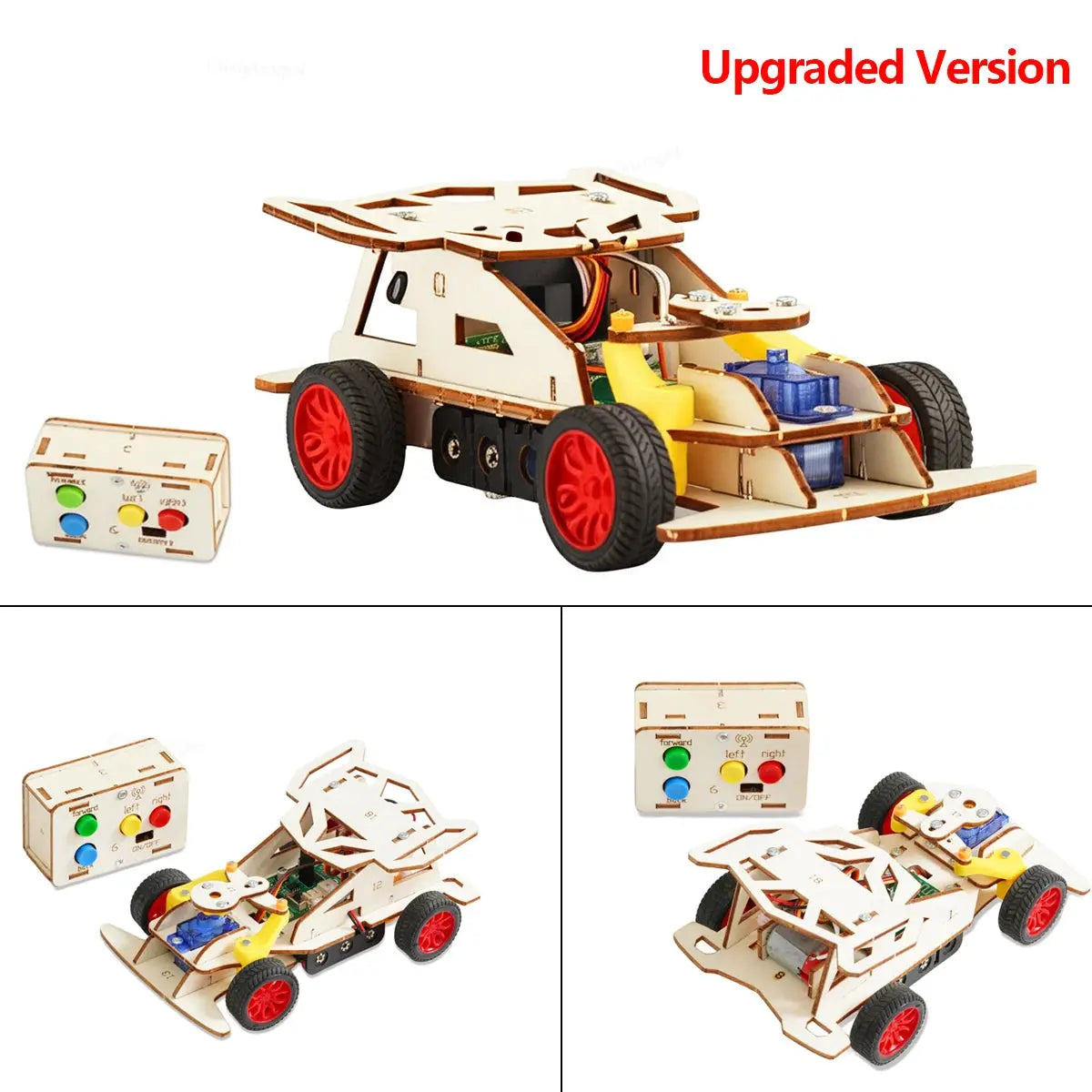 DIY Wooden Remote Control Car - Model to assemble
