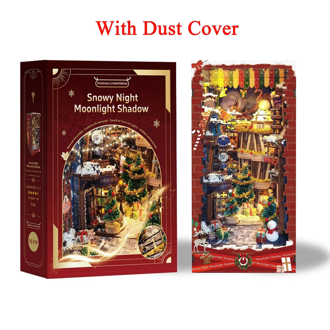 Magic Night Alley with LED lights - Model to assemble