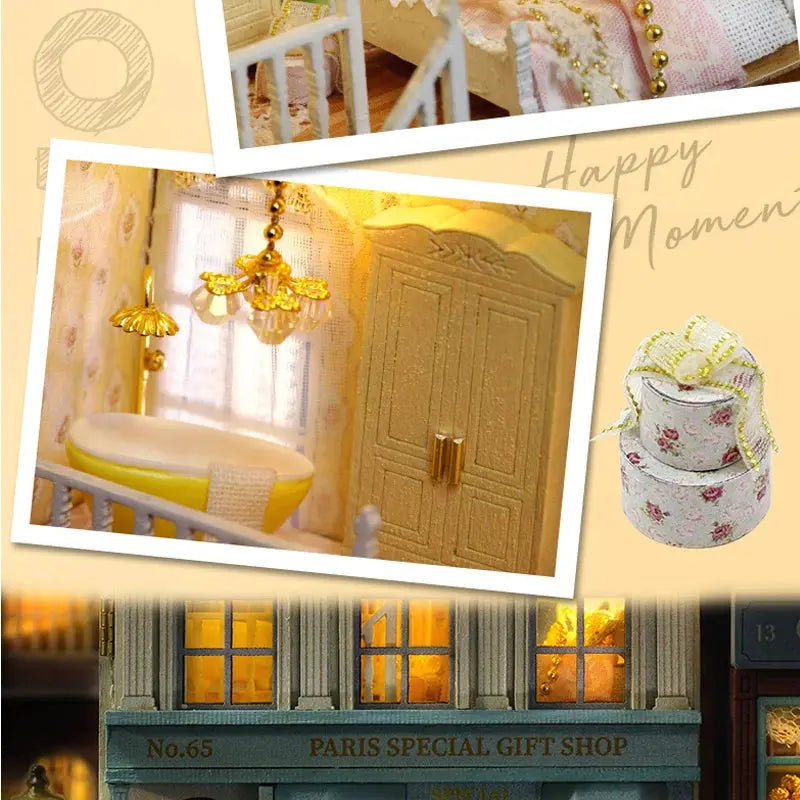 Magnificent Architectural miniature house - Model to assemble