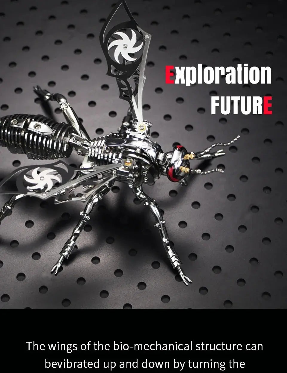 Large Wasp DIY Metal Model Kit - Model to assemble