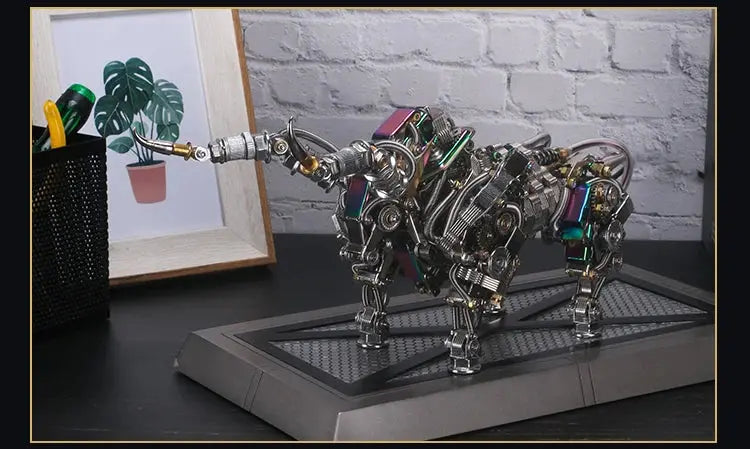 Mechanical animal Bull - Model to assemble