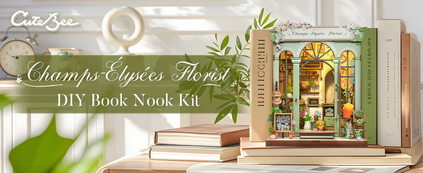 Japan Style Book Nook - Model to assemble