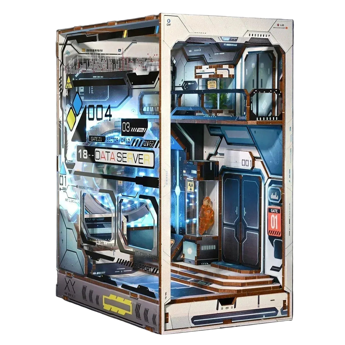 Alien Hub DIY Book Nook Kit Model to assemble