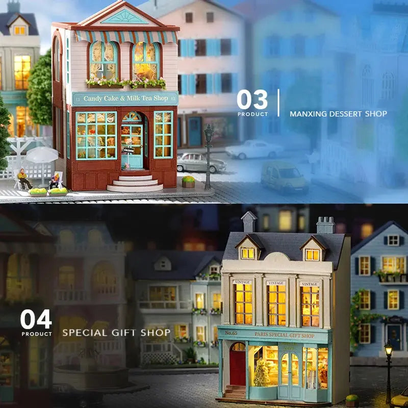 Magnificent Architectural miniature house - Model to assemble