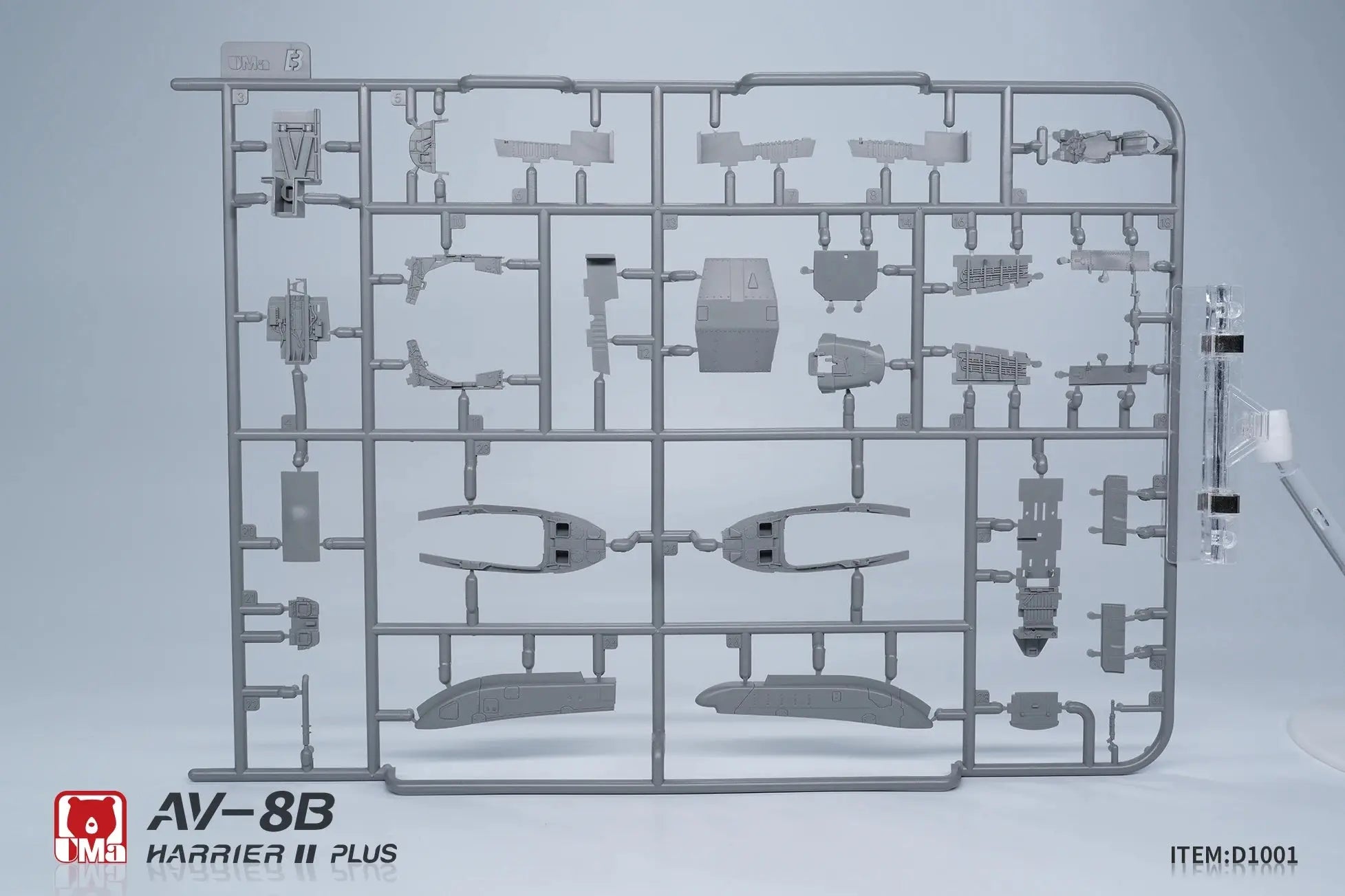 AV-8B Harrier II Plus Attack Aircraft Model Kit 1/48 Scale – USMC Military Jet DIY Assembly - Model to assemble