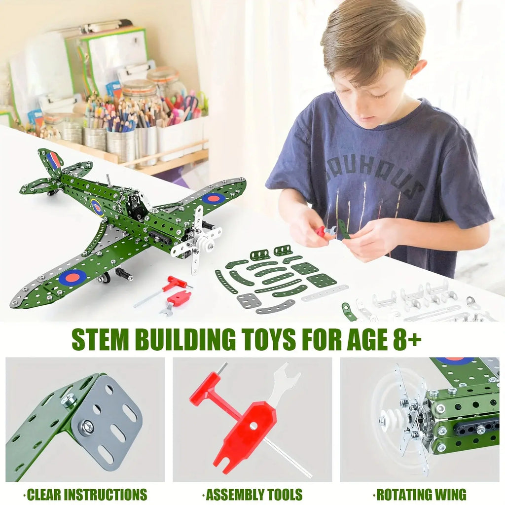 Metal Airplane Model Kit - Model to assemble
