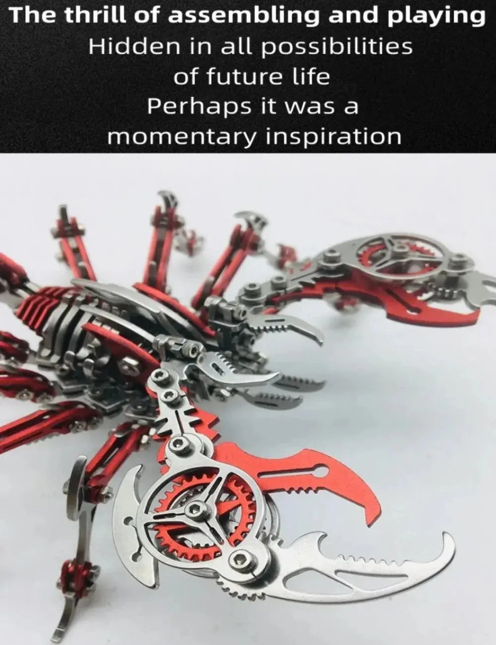 Scorpion assembly model 3D puzzle Model to assemble
