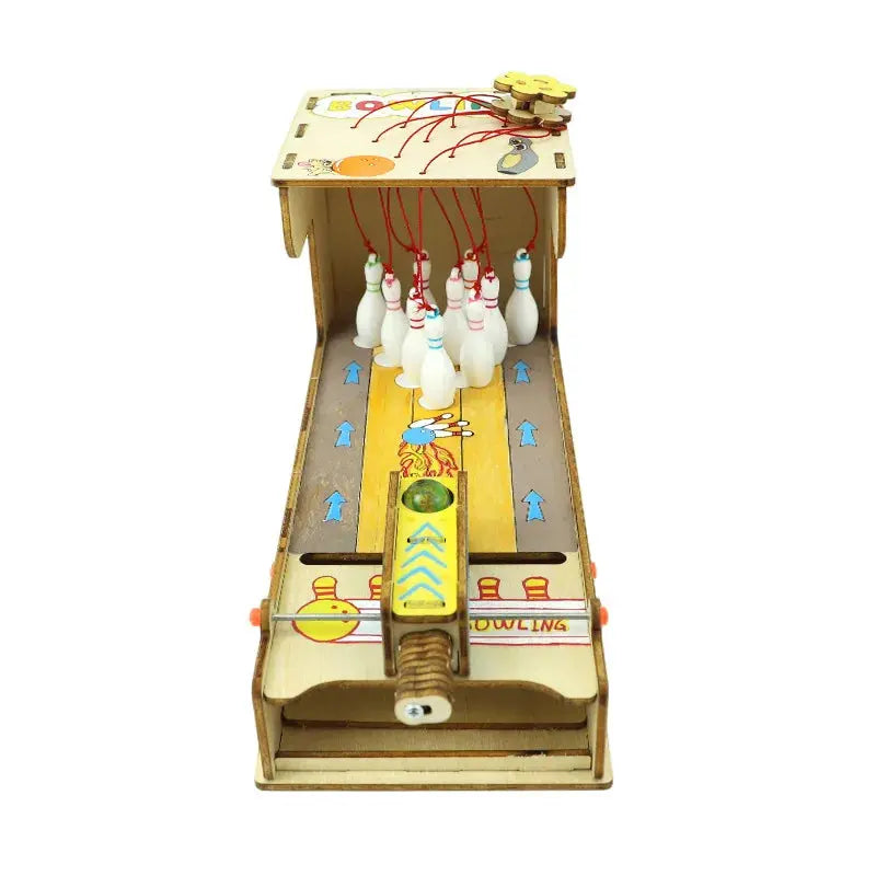 Mini Bowling Ball Wooden Model Kit Model to assemble