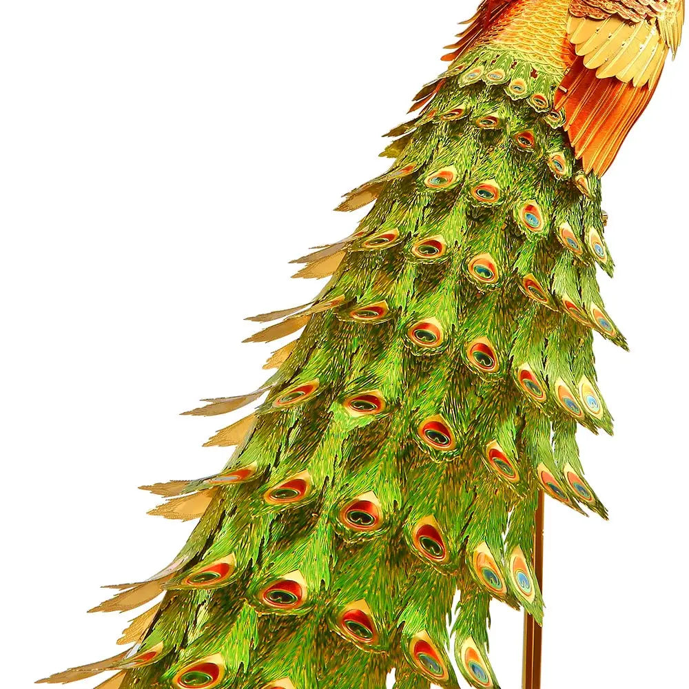 Colorful Peacock 3D Metal Model Kit