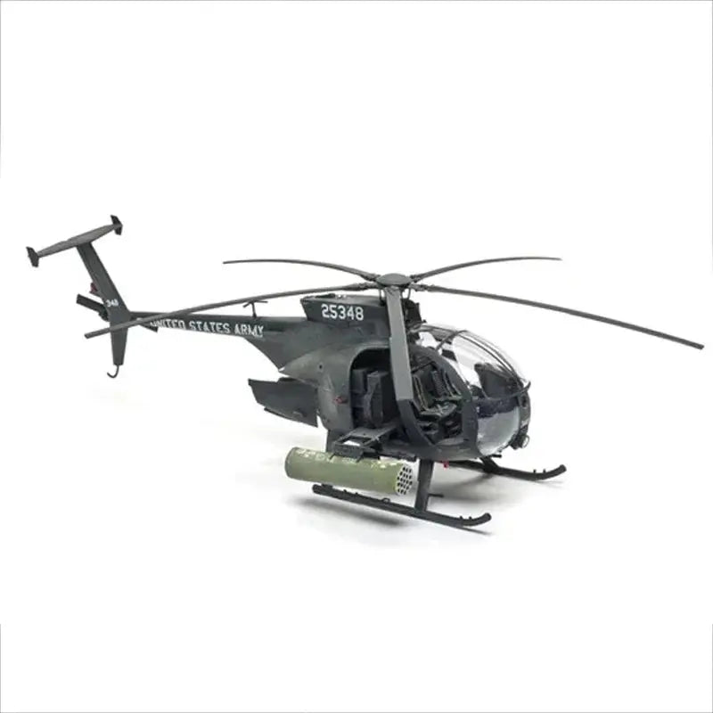AH-6J / MH-6J Little Bird Helicopter Model Kit 1/35 Scale – US Military Special Forces Aircraft DIY Assembly - Model to assemble