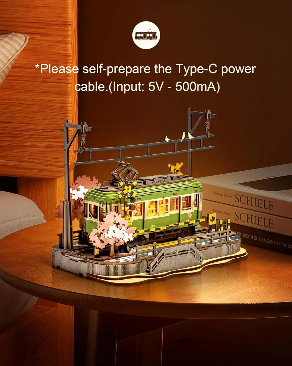 Sakura Journey Tram (with LED Lights) - Model to assemble