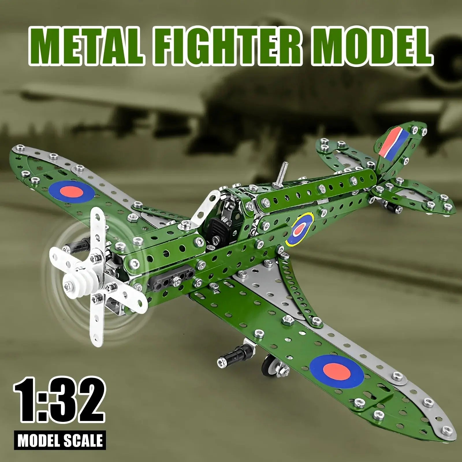 Metal Airplane Model Kit - Model to assemble