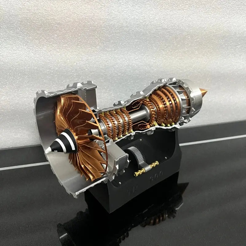 TR900 Turbofan Jet Engine Model Kit – 27cm DIY Electric Assembly Aviation Engine Toy - Model to assemble