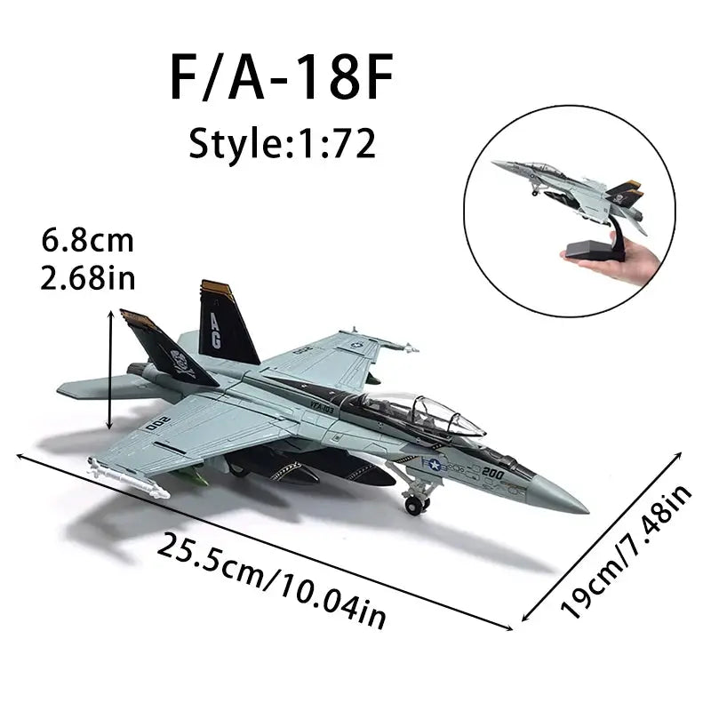 DIY Military Aircraft Model Kit – F14, F35, B2 Bomber & AH64 Helicopter Building Blocks - Model to assemble