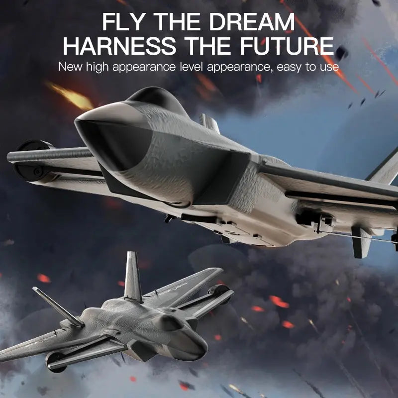 J20 Fighter Jet RC Plane 2.4G 6CH Brushless Motor – Fixed Wing Model Kit - Model to assemble