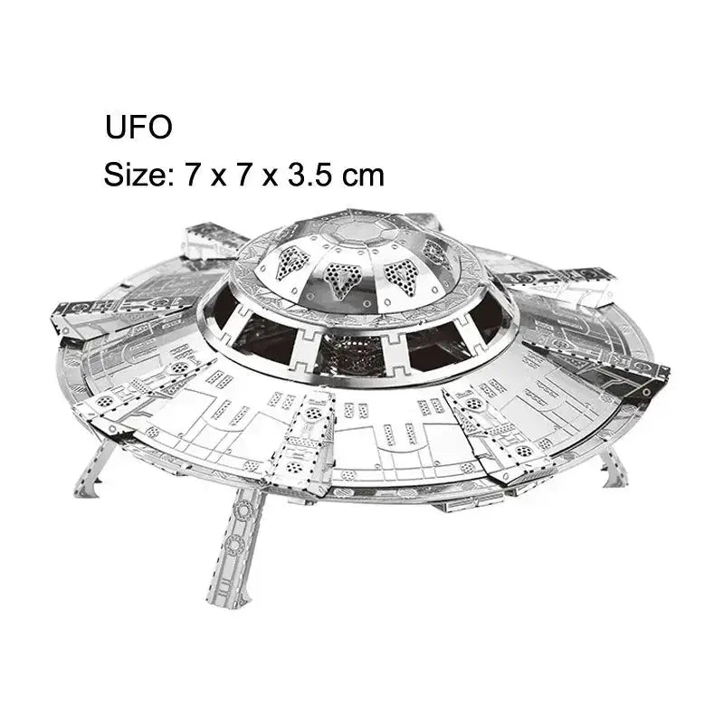 UFO & Spacecraft Assembly Model Jigsaw Puzzle Toys Model to assemble