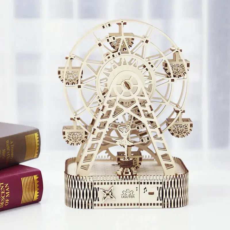 Vintage Pendulum Owl Clock Ferris Wheel Model to assemble