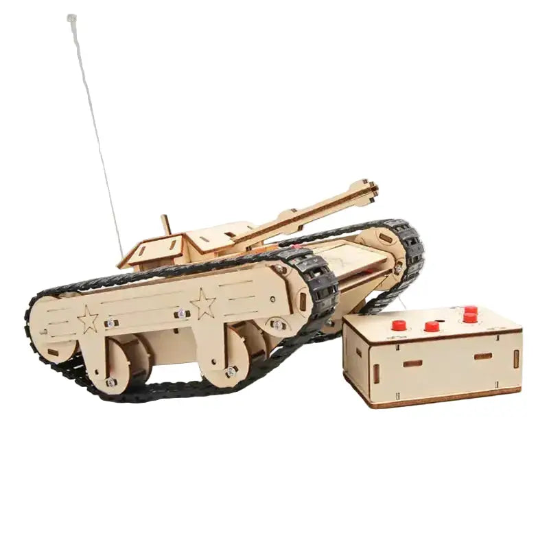 DIY Wooden RC Tank