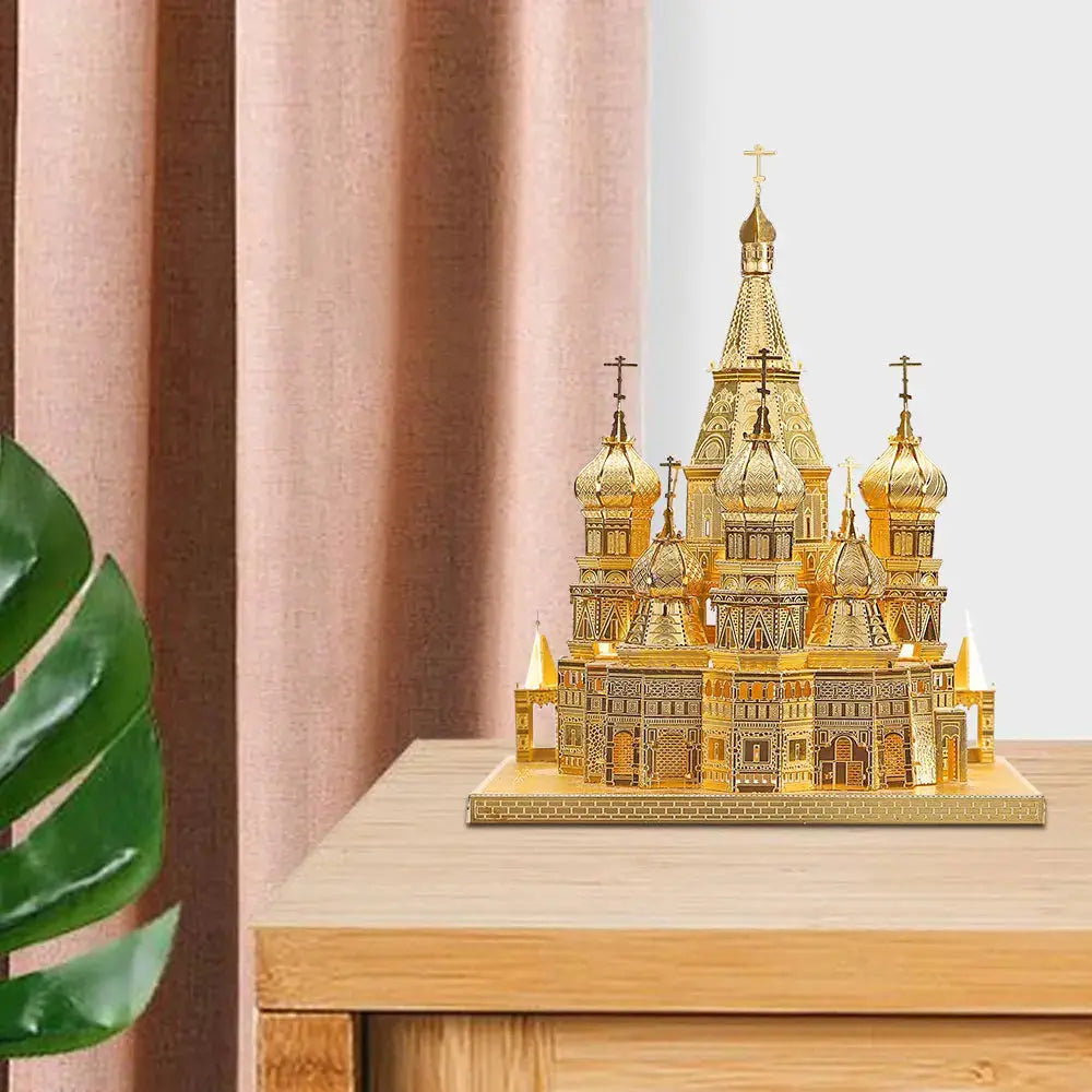 Saint Basil's Cathedral 3D Metal Puzzle - Model to assemble