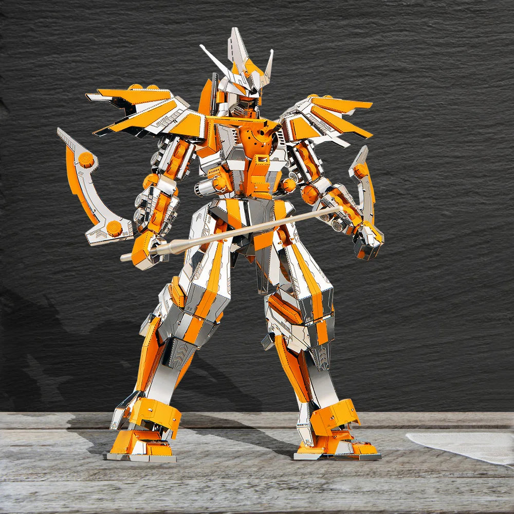 Piececool Model Building Kits Crescent Blade Armor 3D Puzzle Metal Assembly Model Kits Creative Toys DIY for Teens Model to assemble