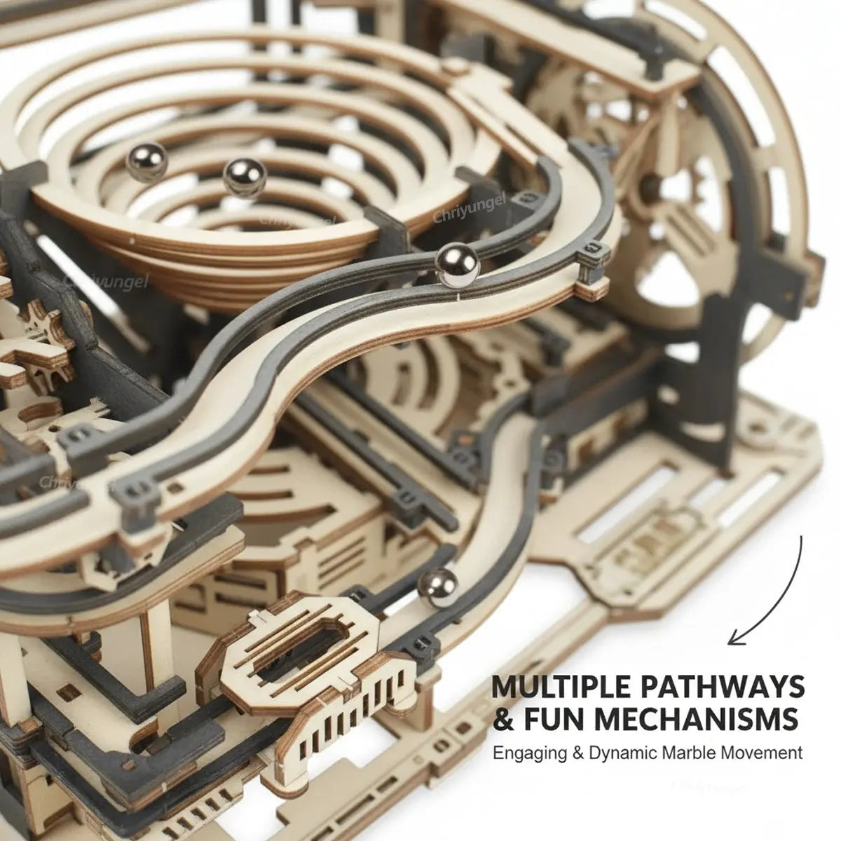 Rolling Ball Track Model Kits - Model to assemble
