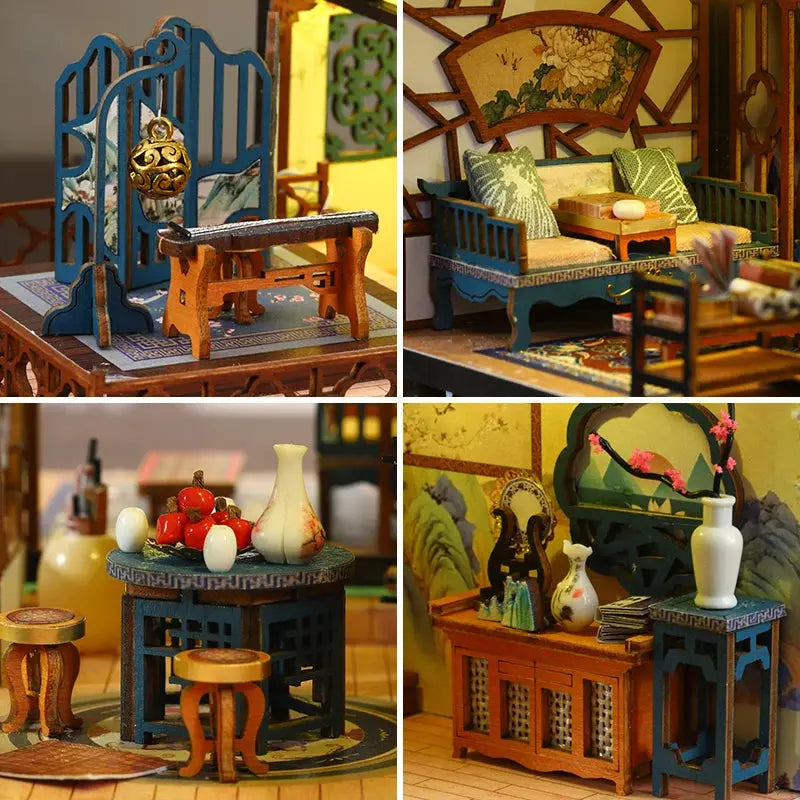 Asian DollHouse Model - Model to assemble