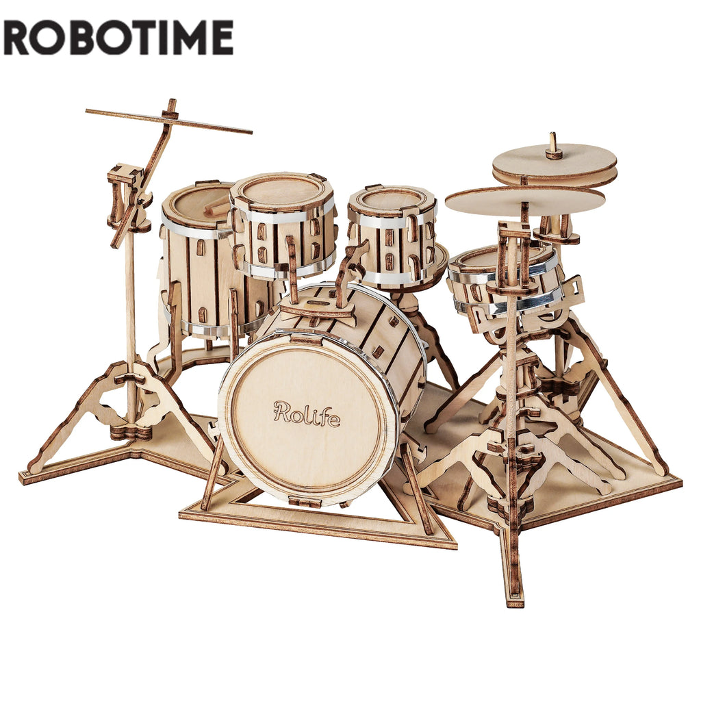 Musical Instruments : Saxophone, Drum, Accordion, Cello - Model to assemble