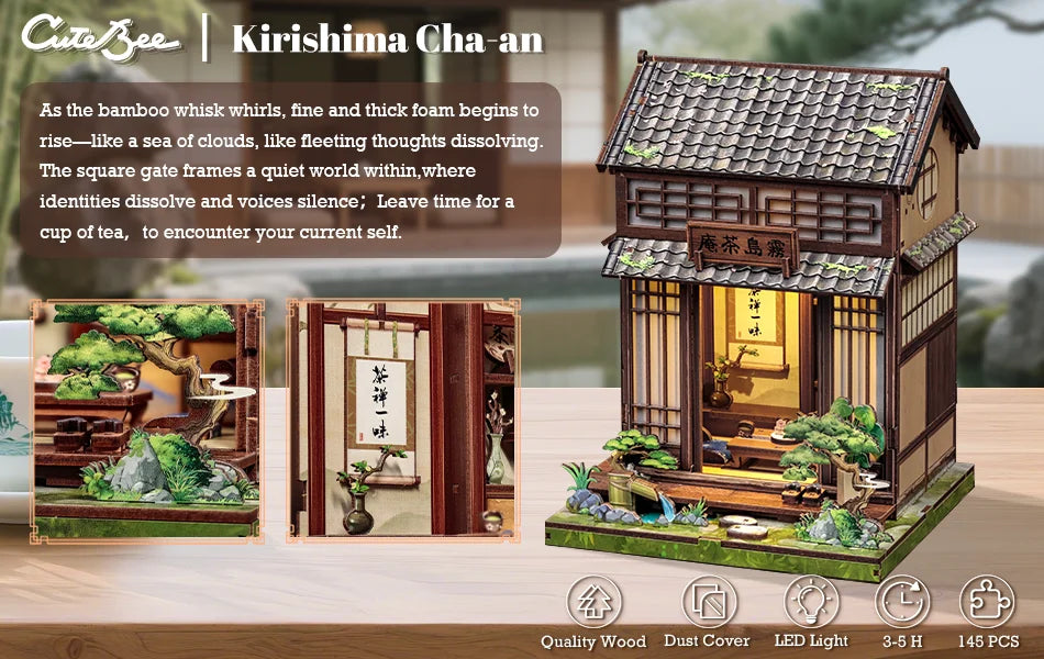 Japan Style Book Nook - Model to assemble