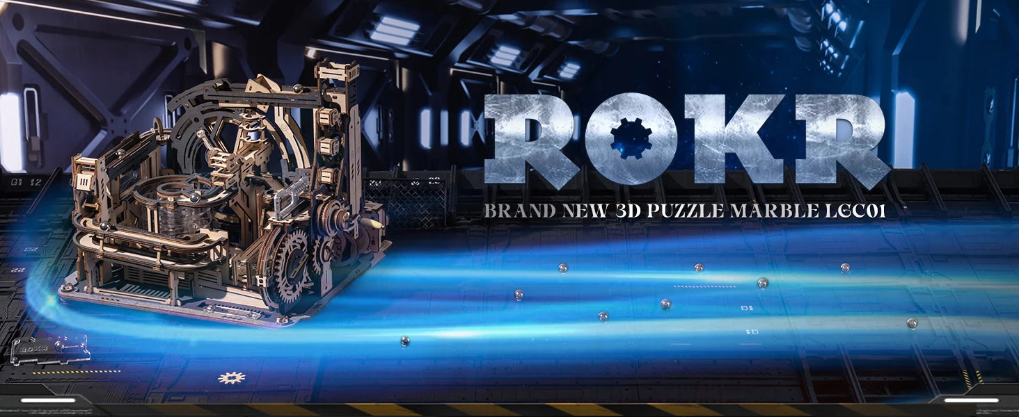 Electric Spaceport Marble - Model to assemble