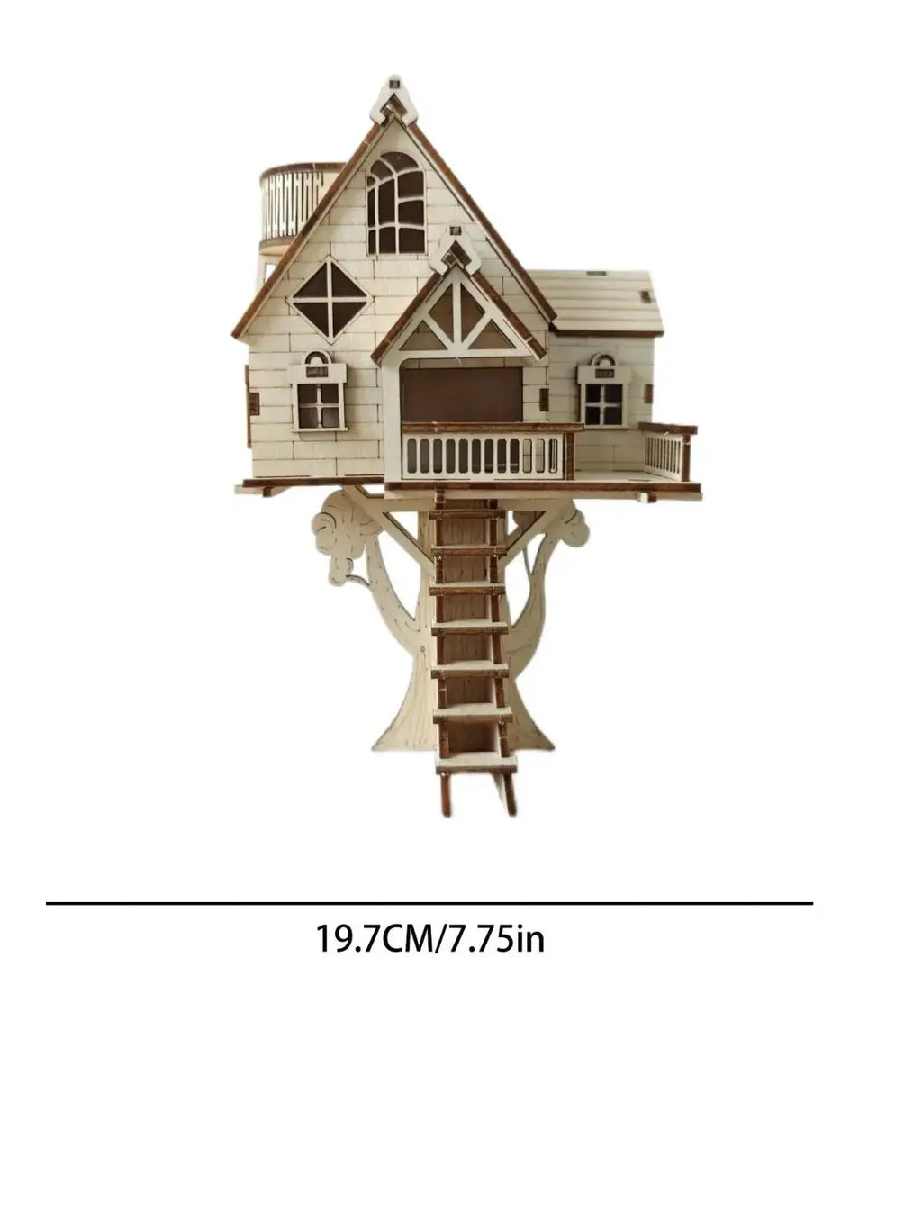 Wooden House 3D Puzzle - Model to assemble