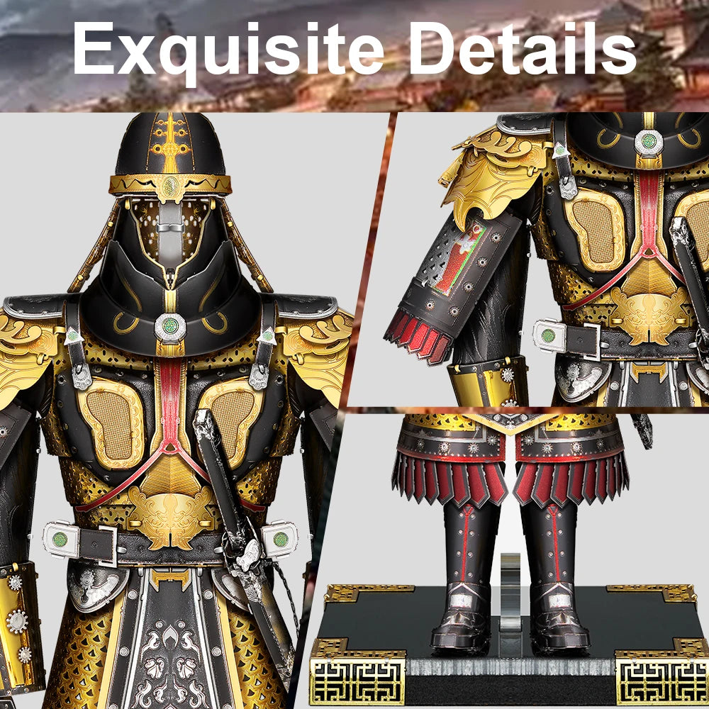 Piececool Model Building Kits a Suit of Armour Kit 3D Metal Puzzles DIY Toys for Adult Jigsaw Collection Birthday Gifts Model to assemble