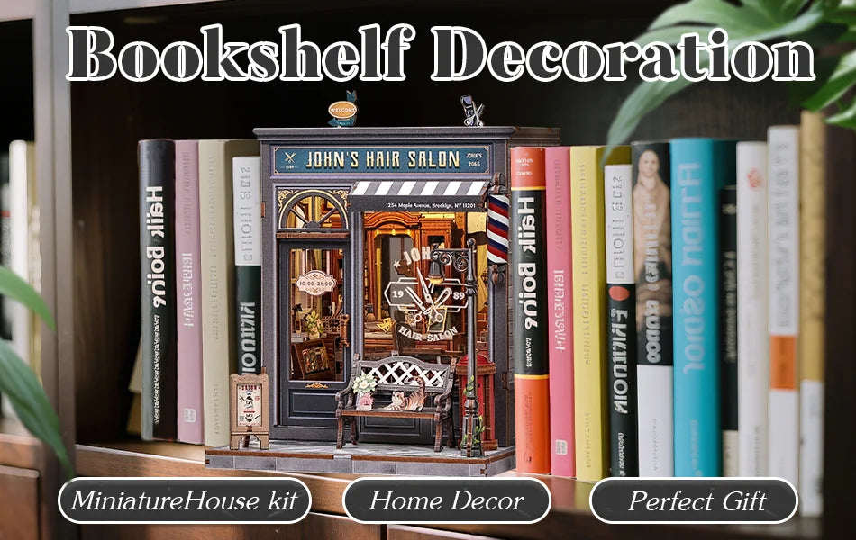 Japan Style Book Nook - Model to assemble