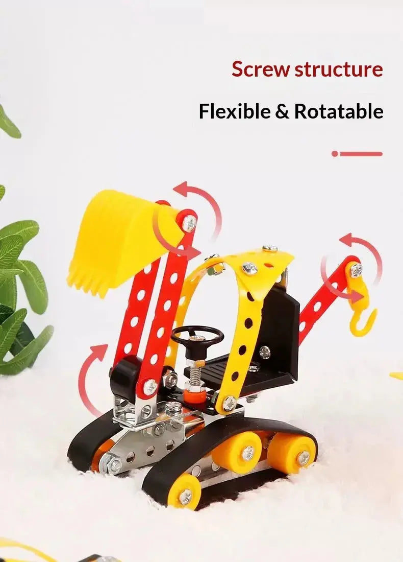 Metal Off-Road Vehicle Building Blocks - Model to assemble