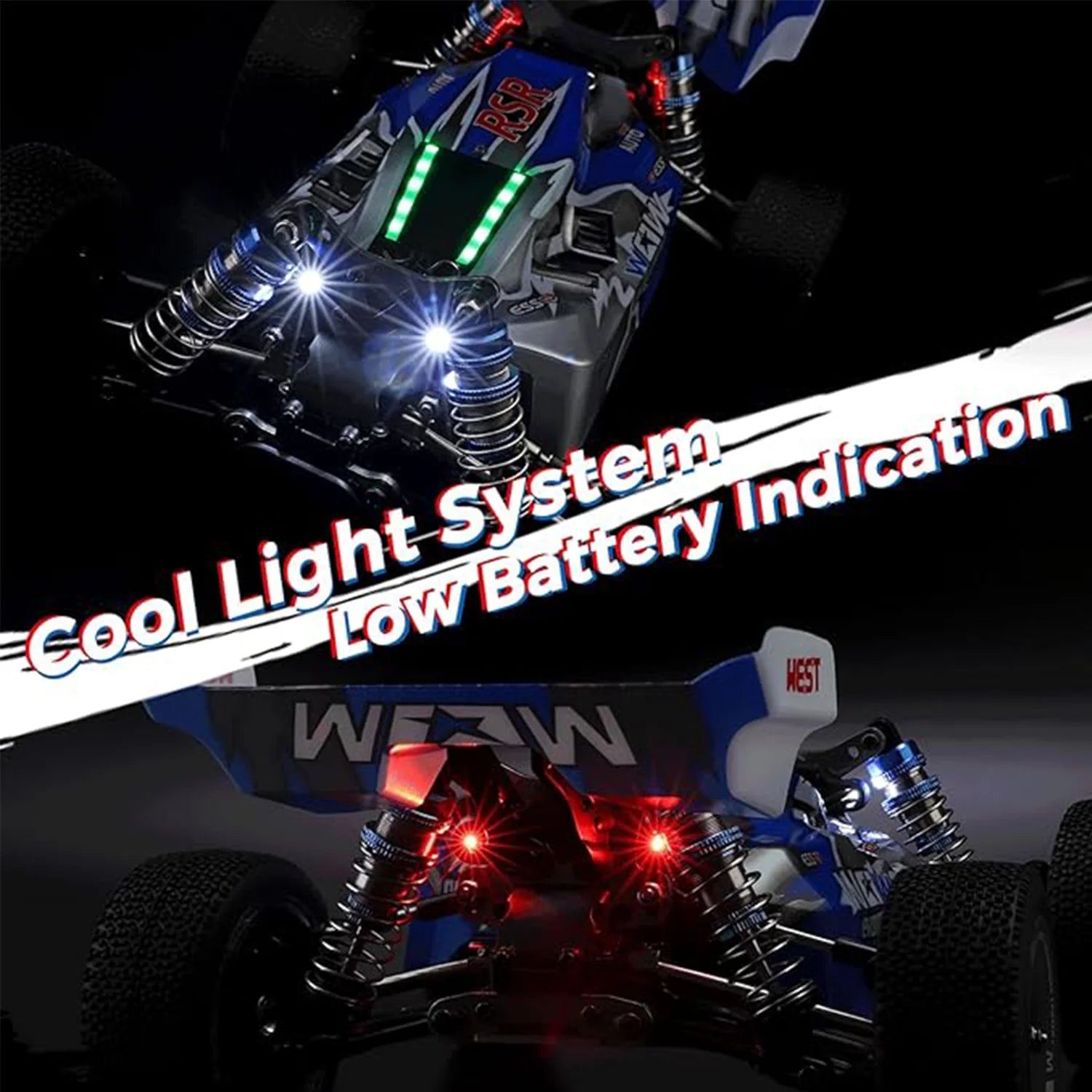 WLtoys144011 1/14 4WD RC Cars for Adults , Max 43 Mph Off-road Fast RC Car,Upgraded version(144001V2) ,Suitable for Outdoors Model to assemble