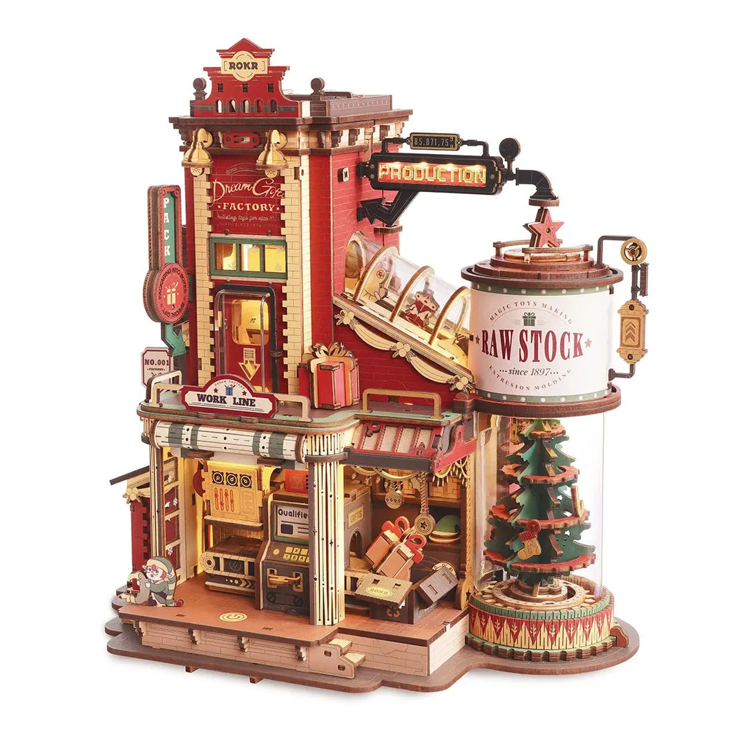 Magic Factory Christmas Gifts with Light and Music Model to assemble