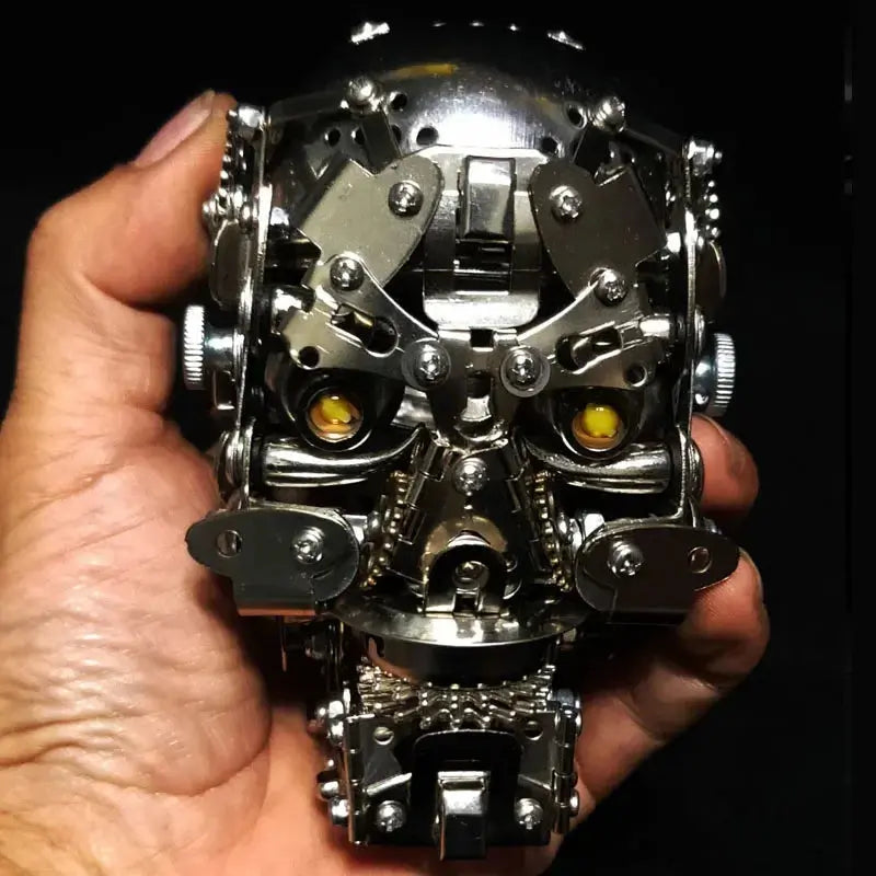 200 Pcs+ Metal Assembly Skull Model 3d Puzzle Metal Assembly Models Difficult Mechanical Toys Precision DIY Kit Model to assemble