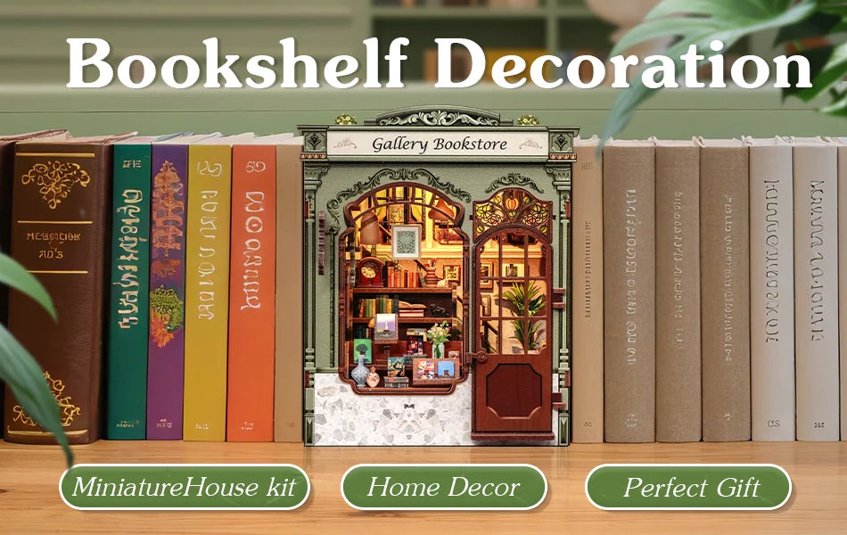 Japan Style Book Nook - Model to assemble