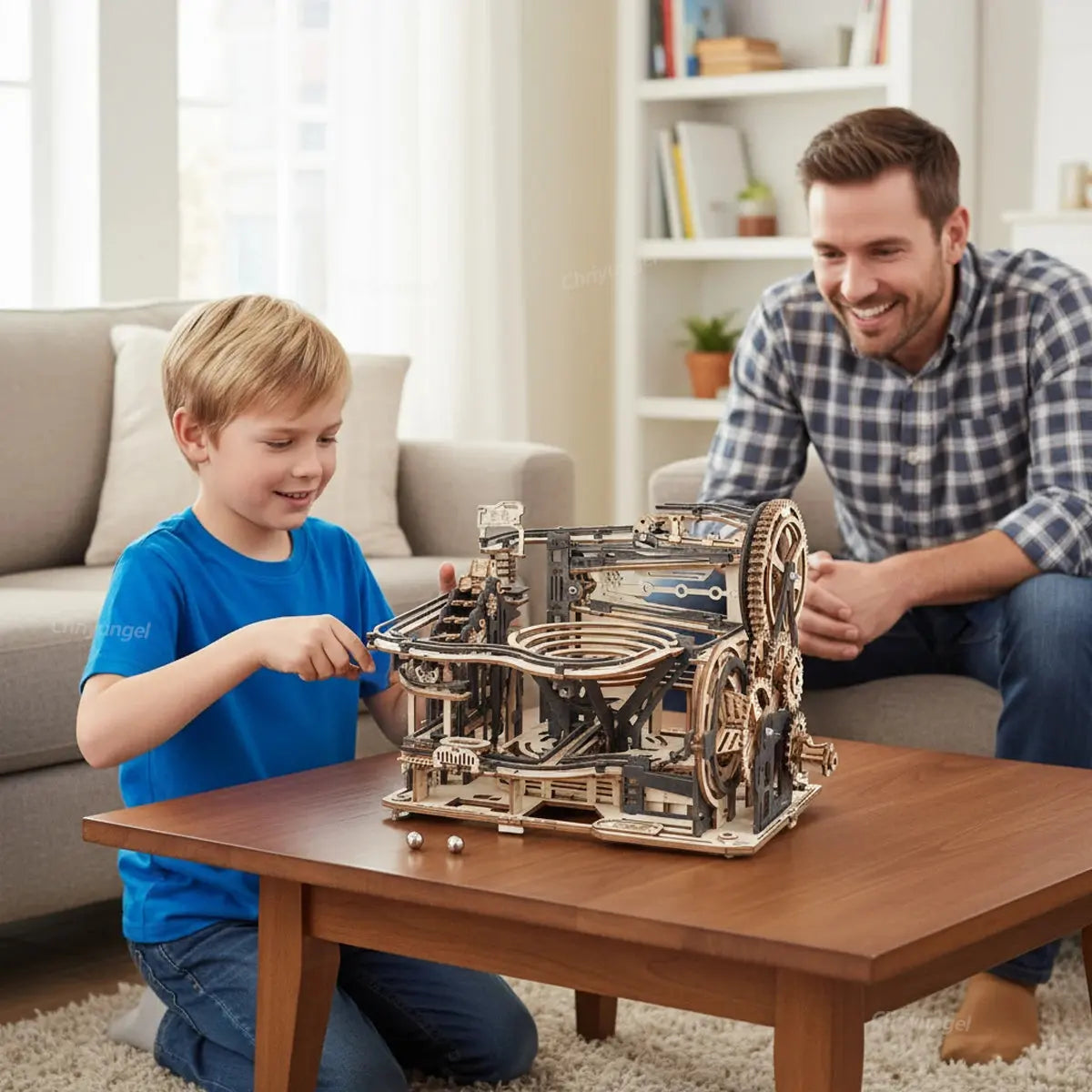 Rolling Ball Track Model Kits - Model to assemble