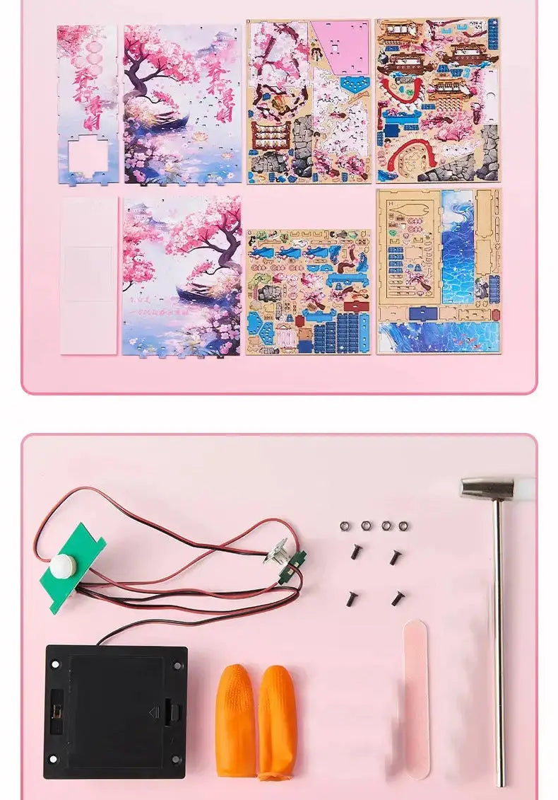 Sakura Book Nook - Model to assemble