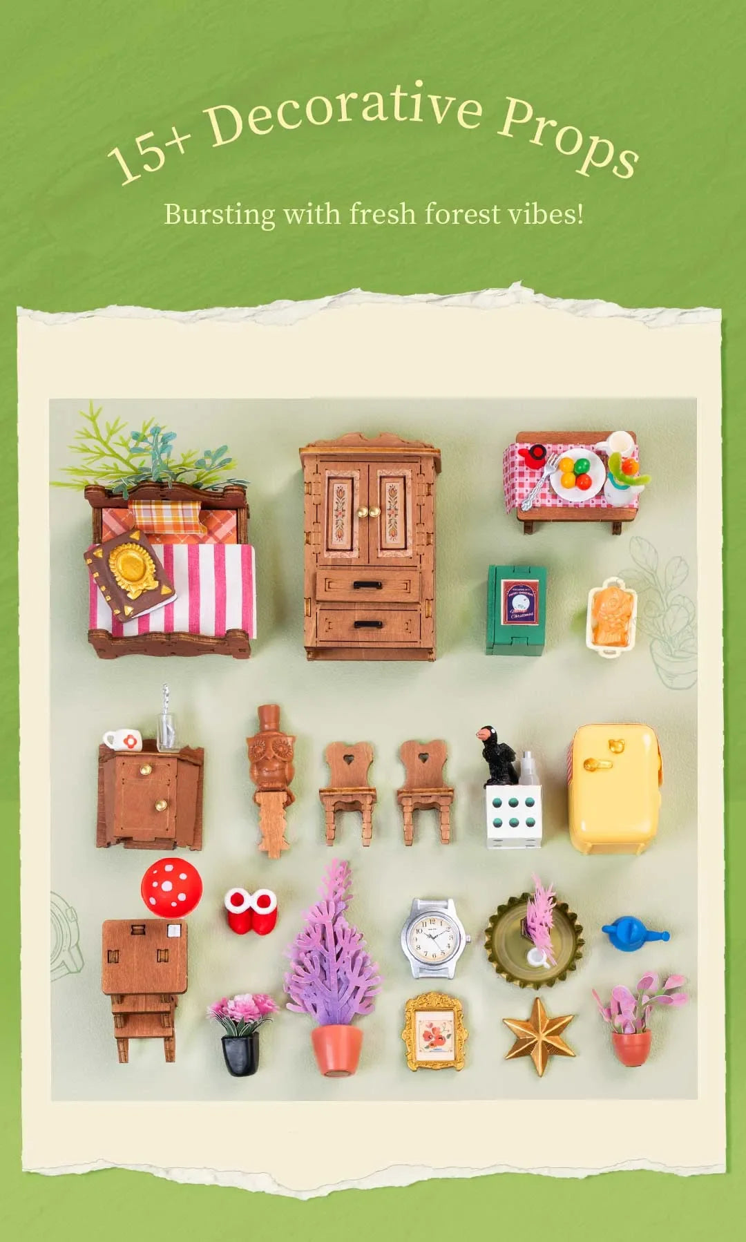 Fairytale Tree House Dollhouse - Model to assemble